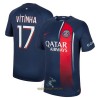 Officiële Voetbalshirt Paris Saint-Germain Vitinha 17 Thuis 2023-24 - Heren